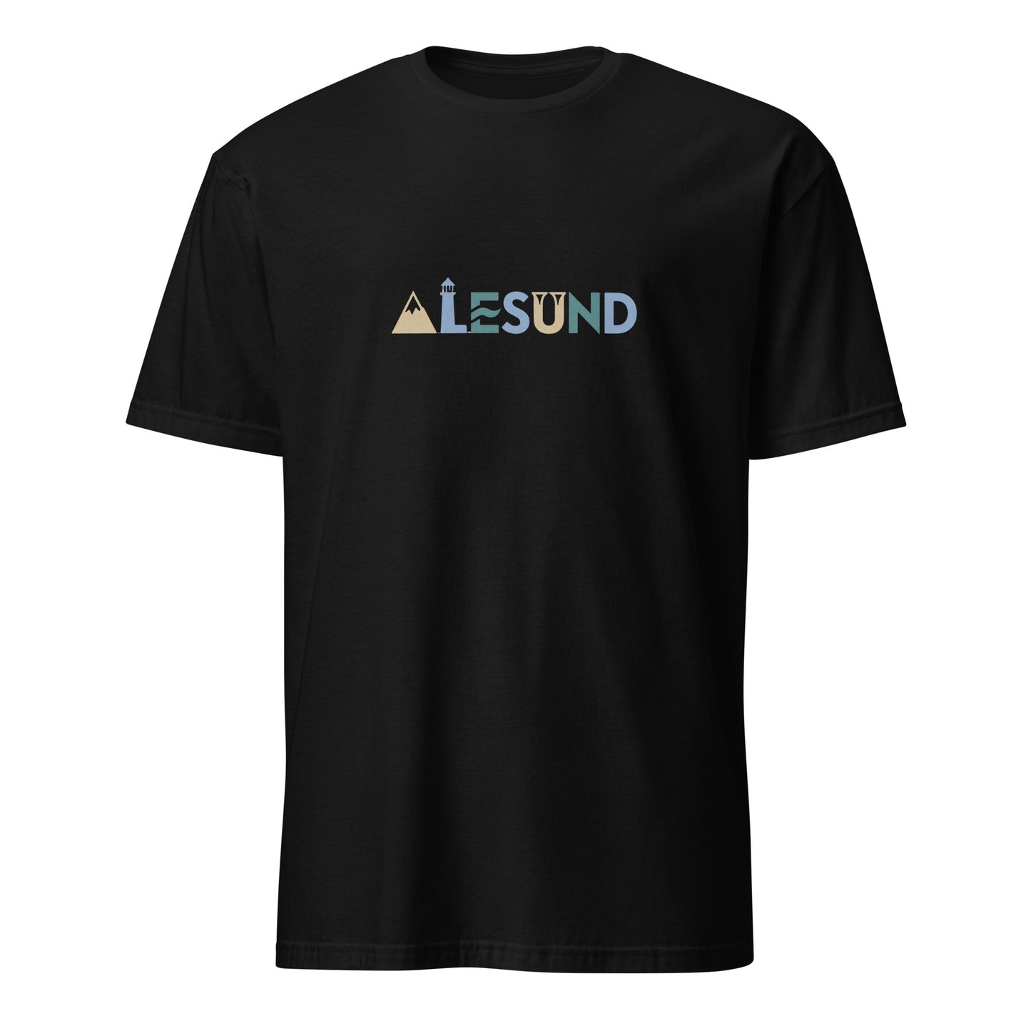 Alesund / Sunnmore Norway T-Shirt – Fjord, Mountain & Art Nouveau Design