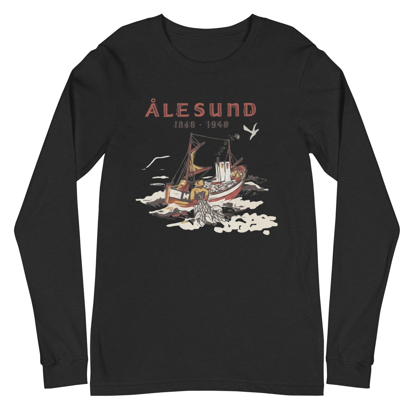 Alesund / Alesund/ Sunnmore Norway T-Shirt Souvenir Travel– Fjord, Mountain & Art Nouveau Design