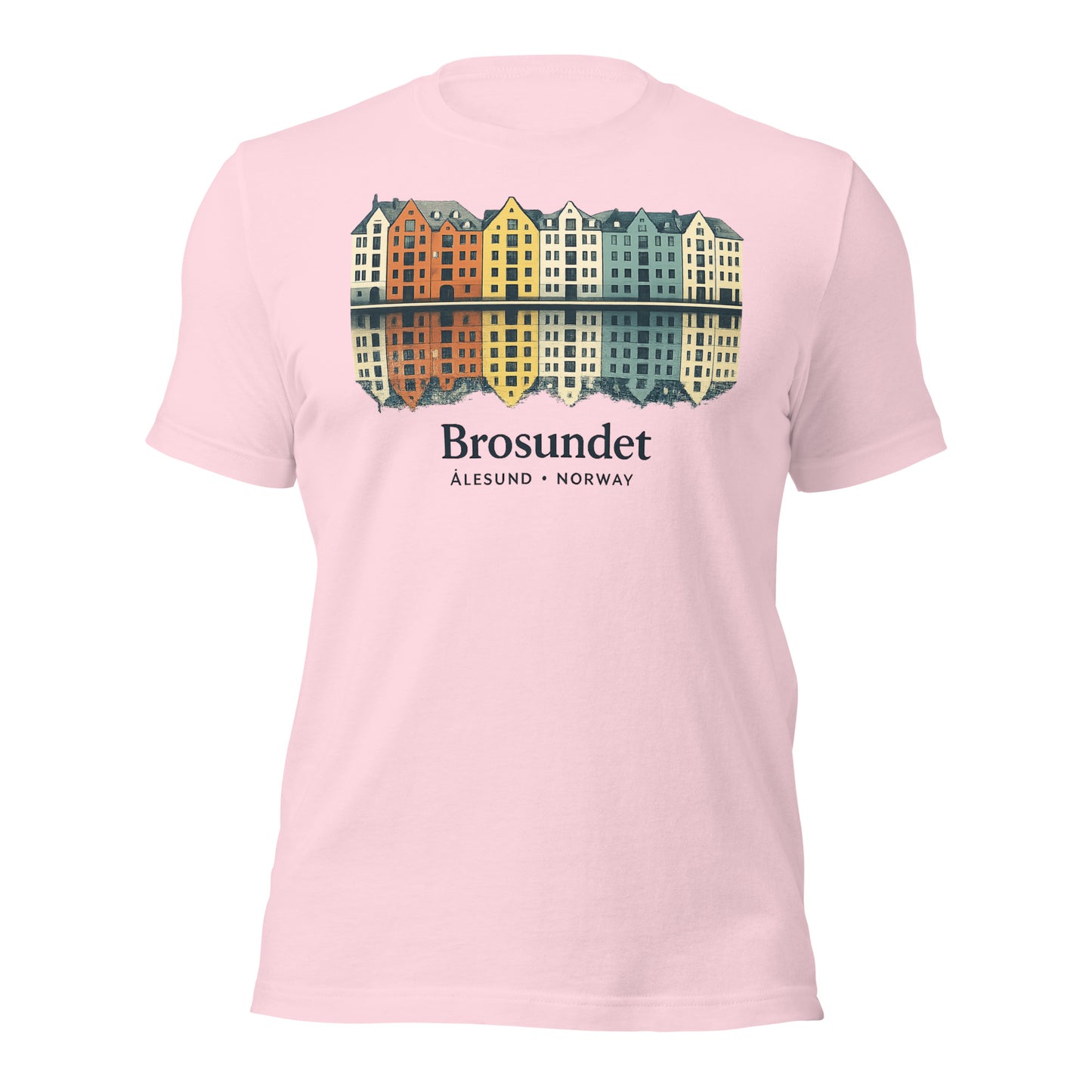 Alesund / Sunnmore Norway T-Shirt – Fjord, Mountain & Art Nouveau Design