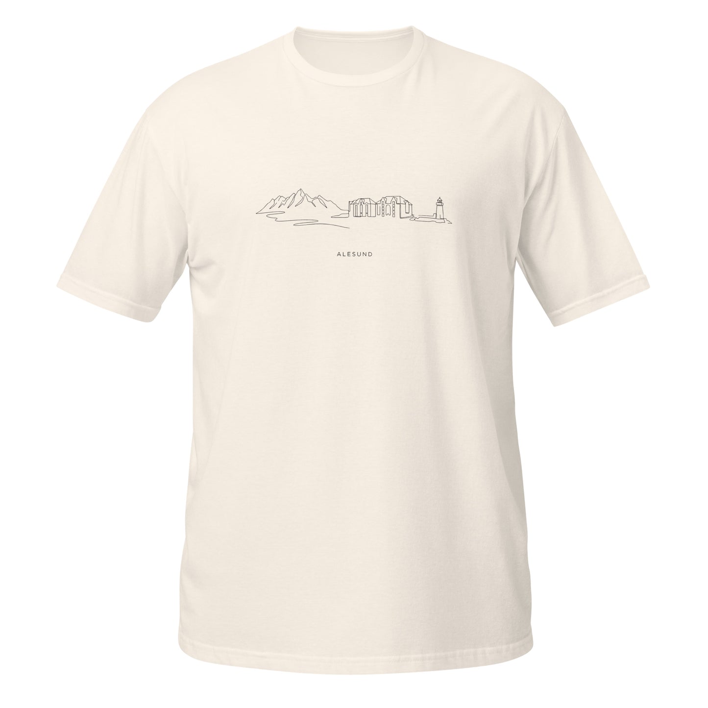Alesund / Sunnmore Norway T-Shirt – Fjord, Mountain & Art Nouveau Design