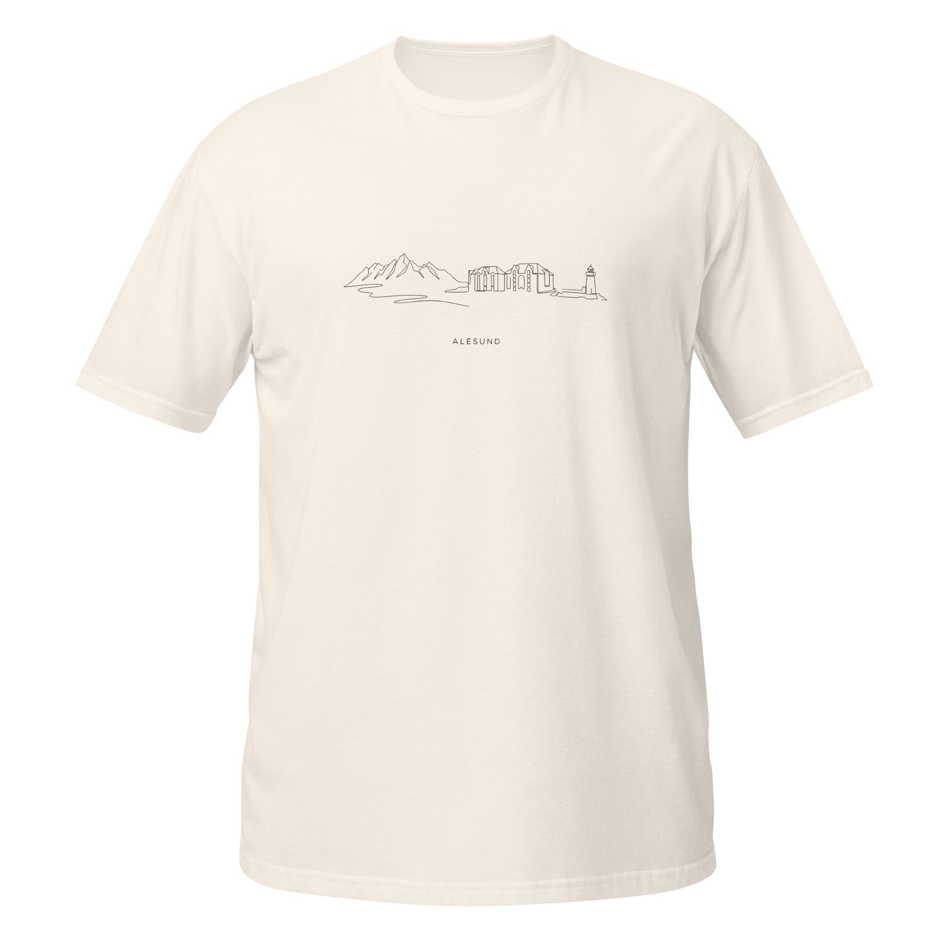 Alesund / Sunnmore Norway T-Shirt – Fjord, Mountain & Art Nouveau Design