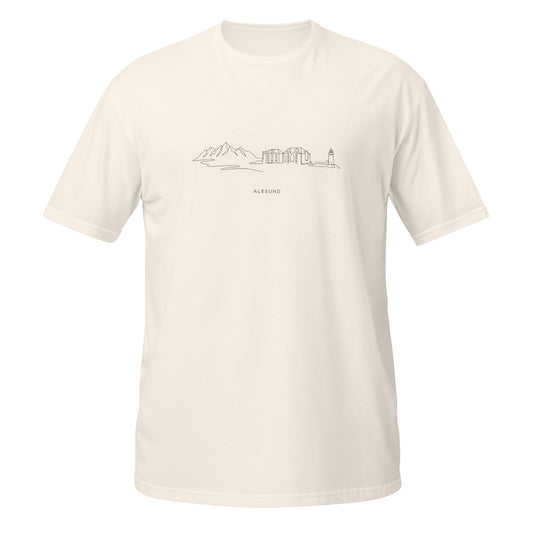 Alesund / Sunnmore Norway T-Shirt – Fjord, Mountain & Art Nouveau Design