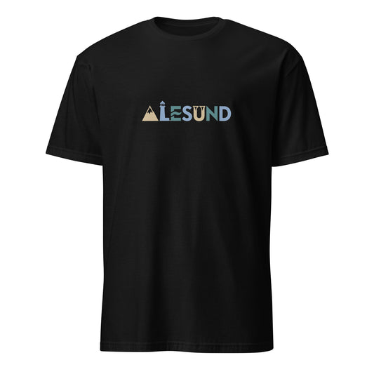 Alesund / Sunnmore Norway T-Shirt – Fjord, Mountain & Art Nouveau Design