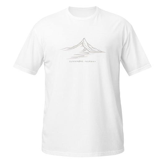 Alesund / Sunnmore Norway T-Shirt – Fjord, Mountain & Art Nouveau Design