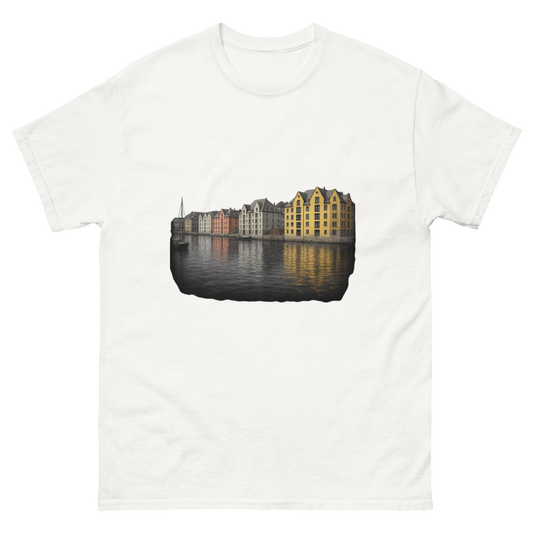 Alesund / Alesund/ Sunnmore Norway T-Shirt Souvenir Travel– Fjord, Mountain & Art Nouveau Design