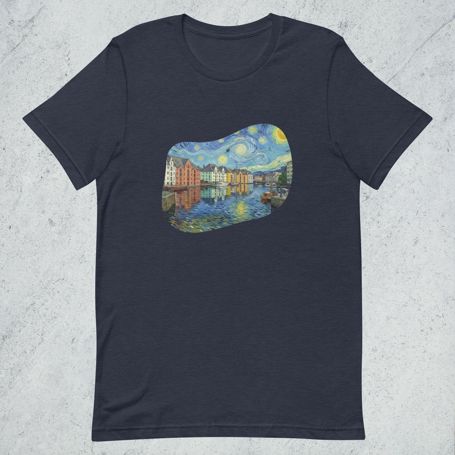 Alesund / Alesund/ Sunnmore Norway T-Shirt Souvenir Travel– Fjord, Mountain & Art Nouveau Design