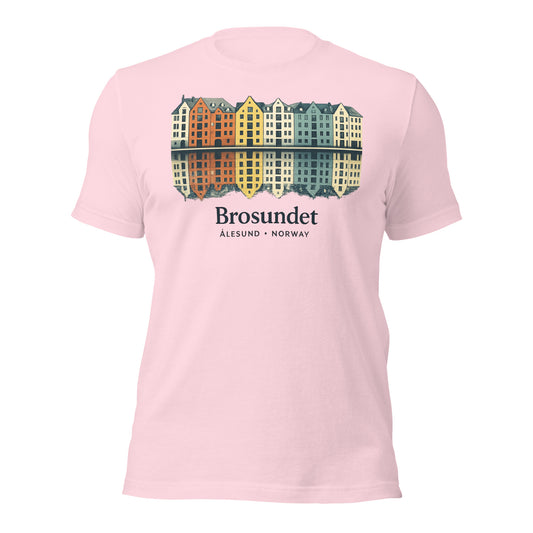 Alesund / Sunnmore Norway T-Shirt – Fjord, Mountain & Art Nouveau Design