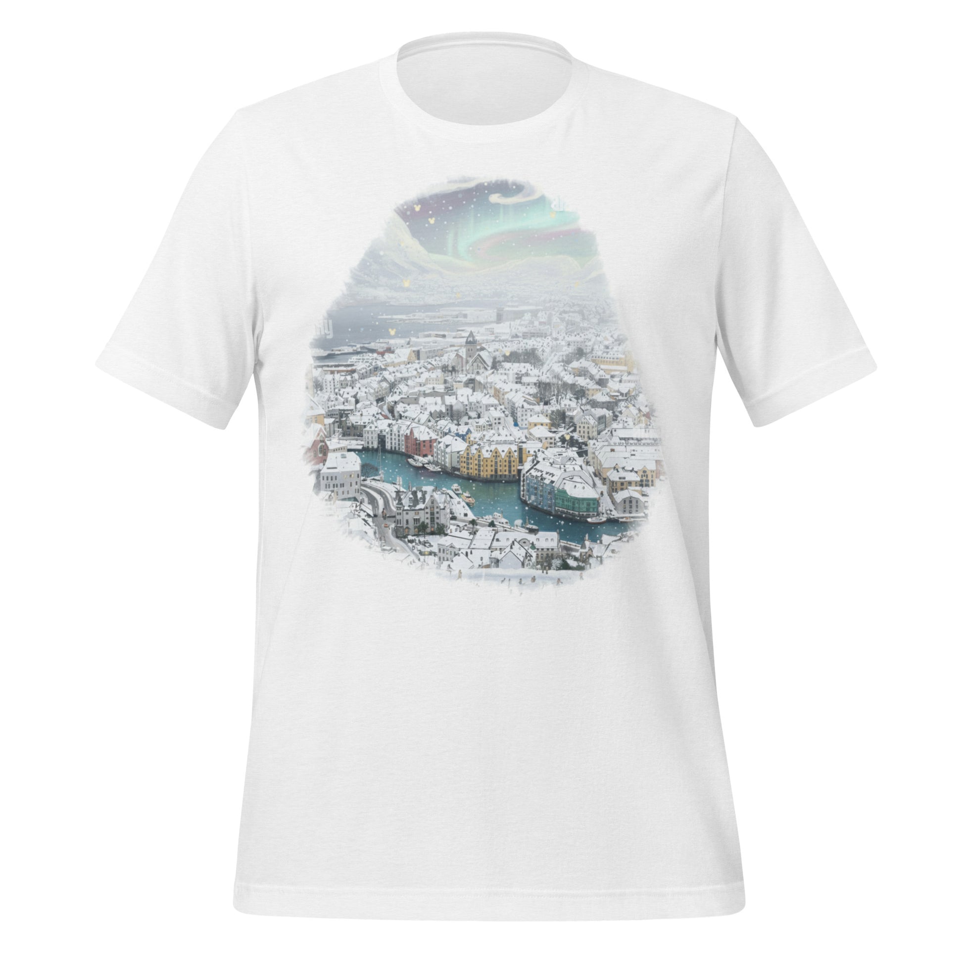 Alesund / Alesund/ Sunnmore Norway T-Shirt Souvenir Travel– Fjord, Mountain & Art Nouveau Design